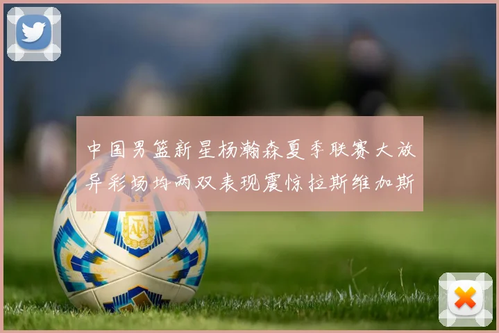 中国男篮新星杨瀚森夏季联赛大放异彩场均两双表现震惊拉斯维加斯